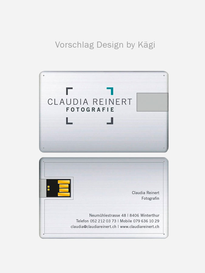 Corporate Design: USB Stick-Vorschlag Design by Kägi