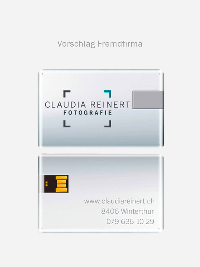 Corporate Design: USB Stick-Fremdvorschlag