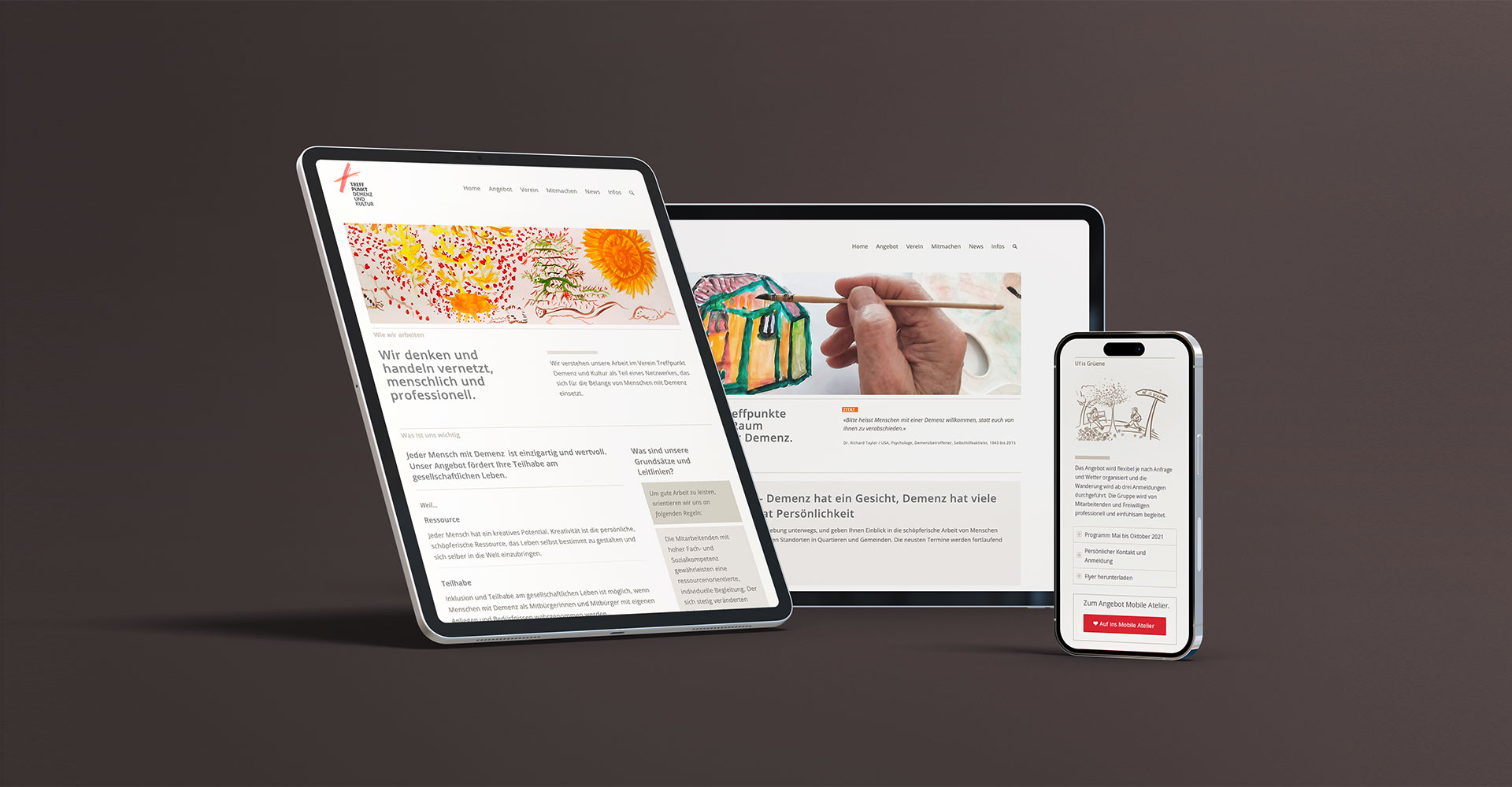 Demenzsensibles Webdesign: Treffpunkt Demenz und Kultur mit WordPress