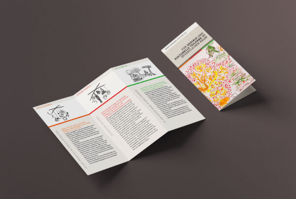 Demenzsensibles Webdesign: Treffpunkt Demenz und Kultur – Image-Flyer