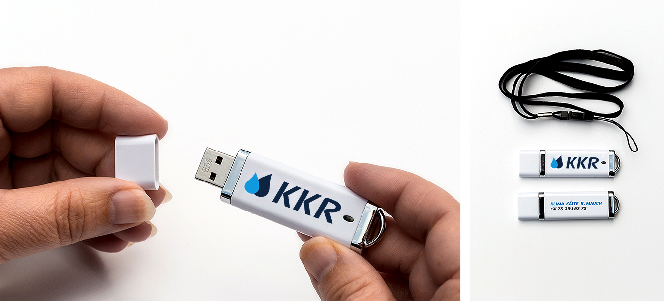 Klima Kälte Technik: Gestaltung USB-Stick