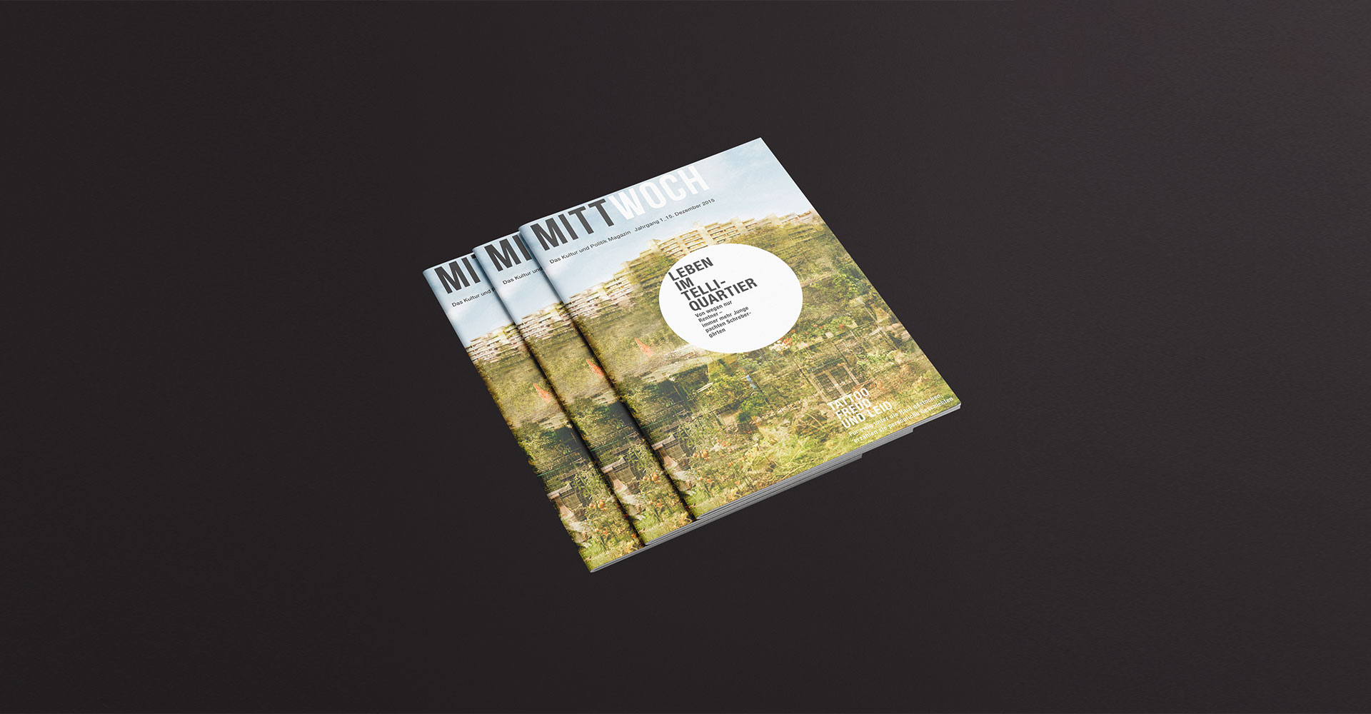 Magazin Mittwoch Konzept und Gestaltung Cover