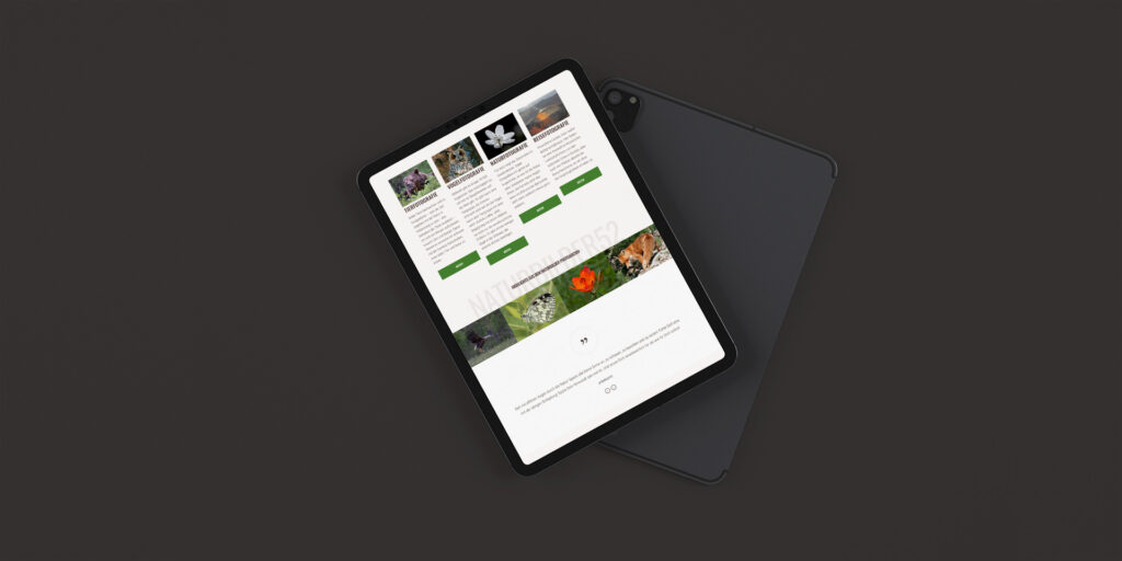 Naturbilder52 WordPress Website: Responsive Webdesign