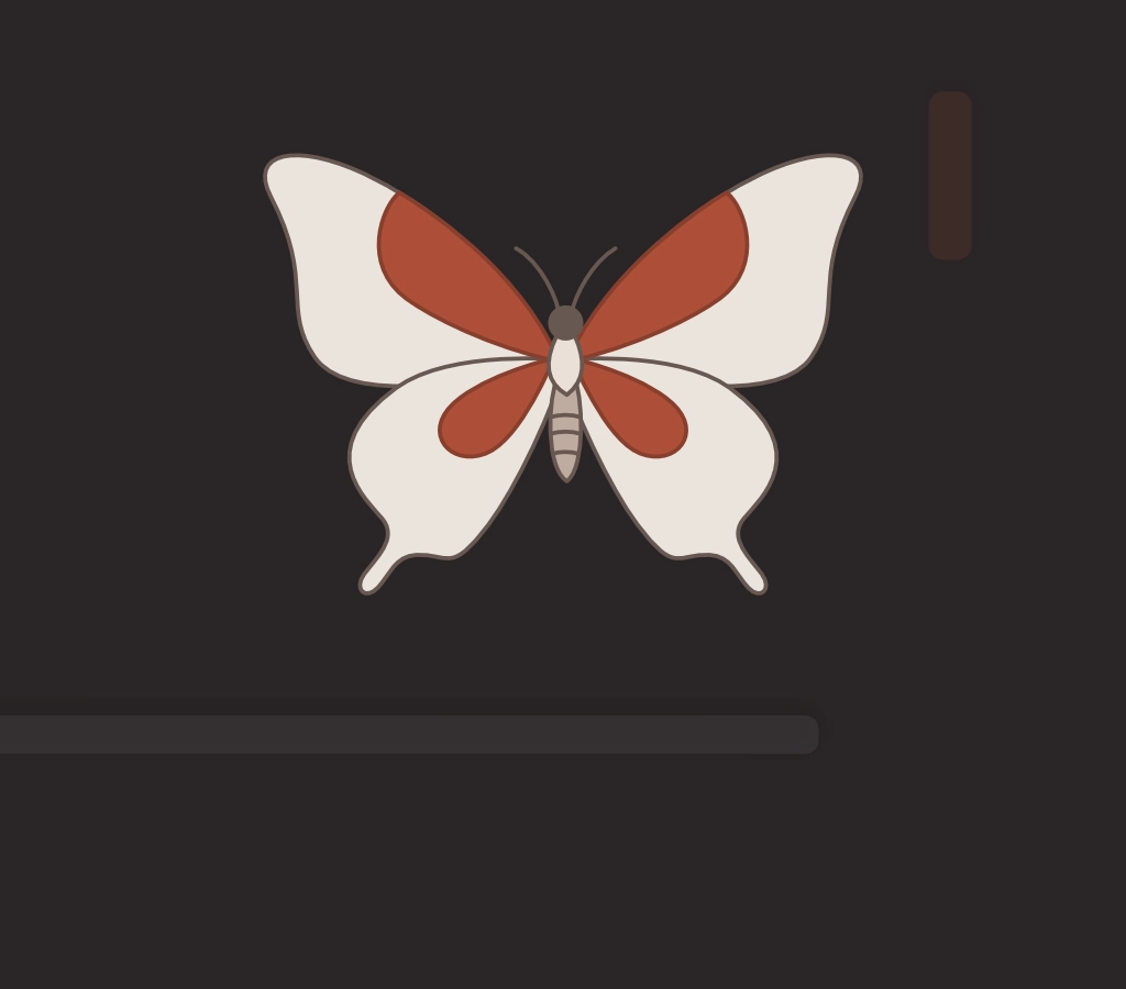 Illustration eines Schmetterlings als Metapher dafür, was eine gute Website auszeichnet